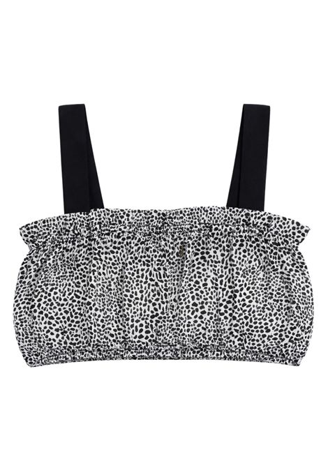 Top bambina nero/bianco in viscosa Patrizia Pepe | 7C0282NERO/BIANCO